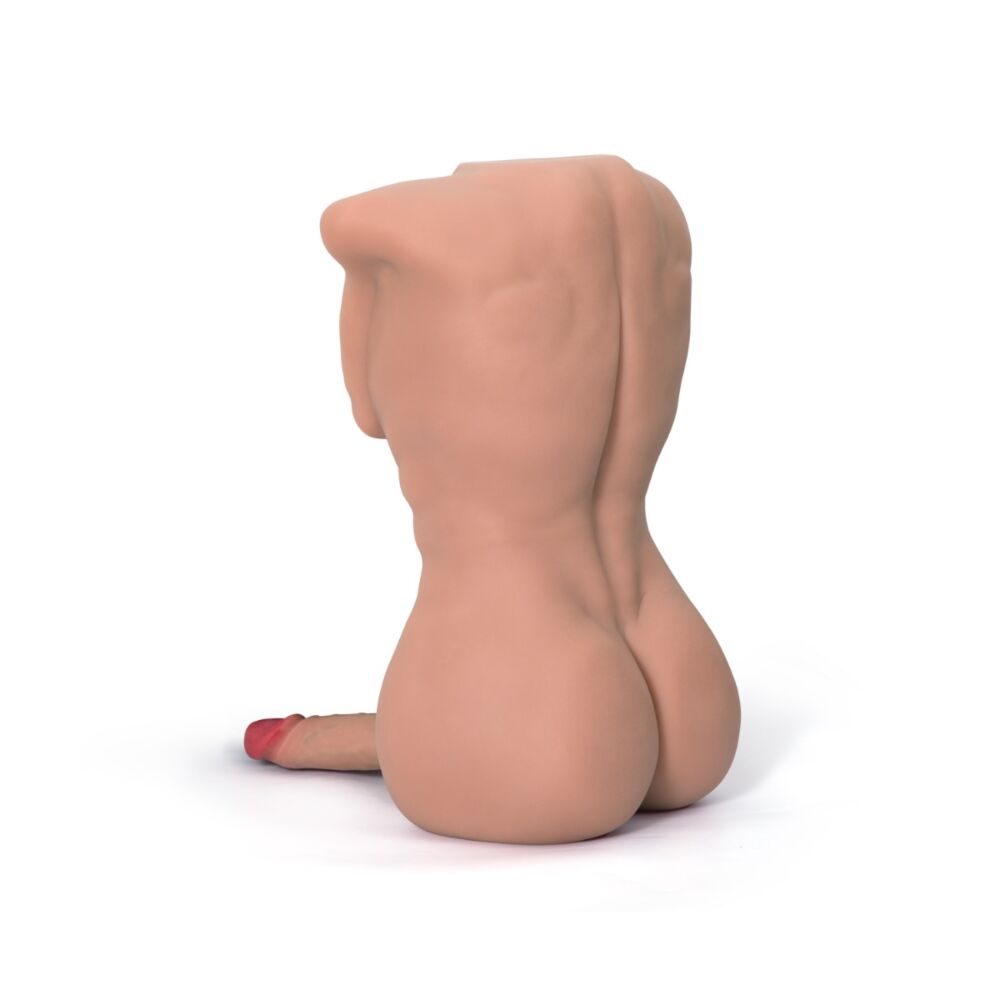 Atlas - 24.3LB Torso Male Sex Doll with Flexible Dildo