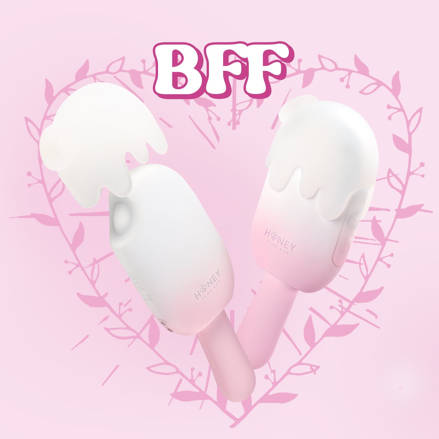 Bite Me - Sucking Tapping & Vibrating Cream Pop Clit Stimulator