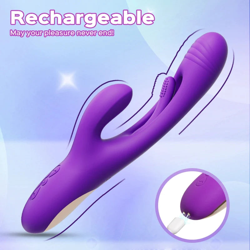 Bora - Rabbit Tapping G-spot Vibrator 