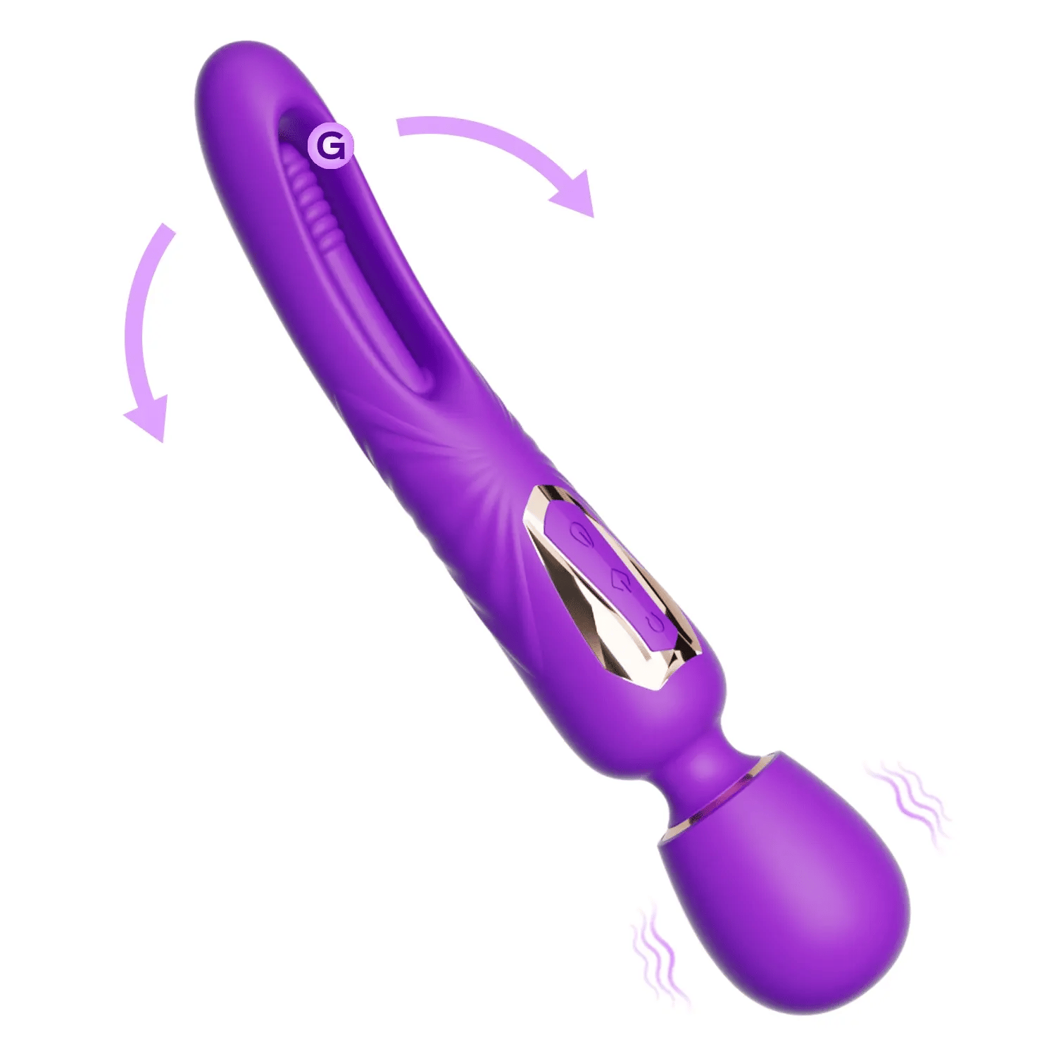 Riley - Vibrating Massage Wand & G-spot Tapping Stimulator