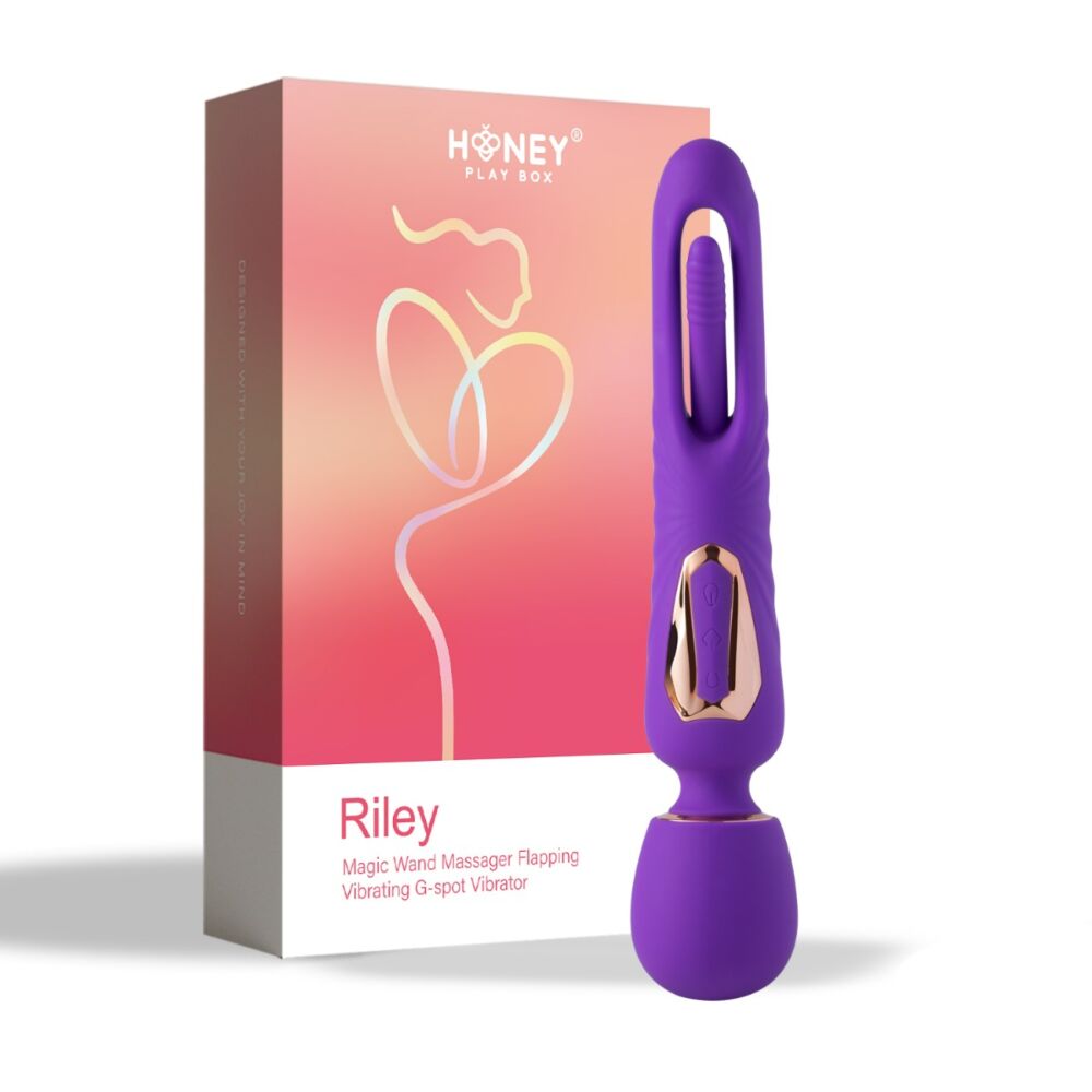 Riley - Vibrating Massage Wand & G-spot Tapping Stimulator