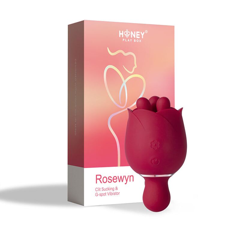 Rosewyn - Rotating Rose Toy Vibrator & Pinpoint Stimulator