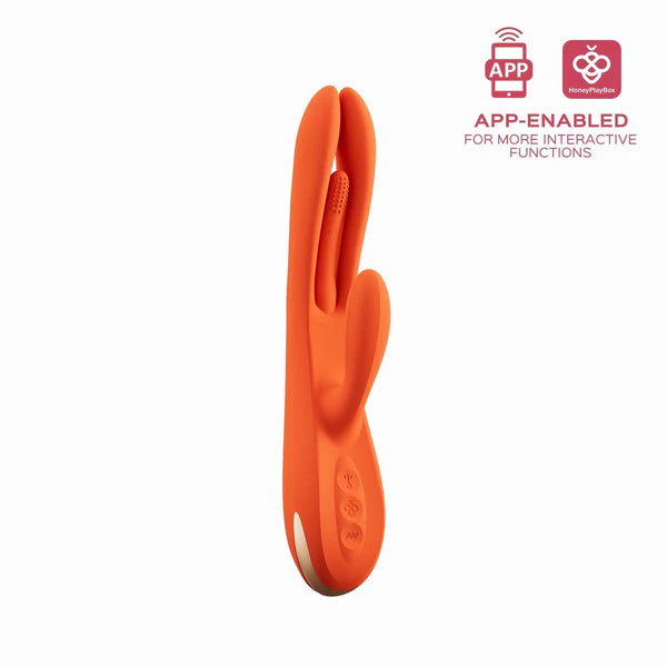 Terri - App-Controlled Kinky Finger Tapping Rabbit Vibrator