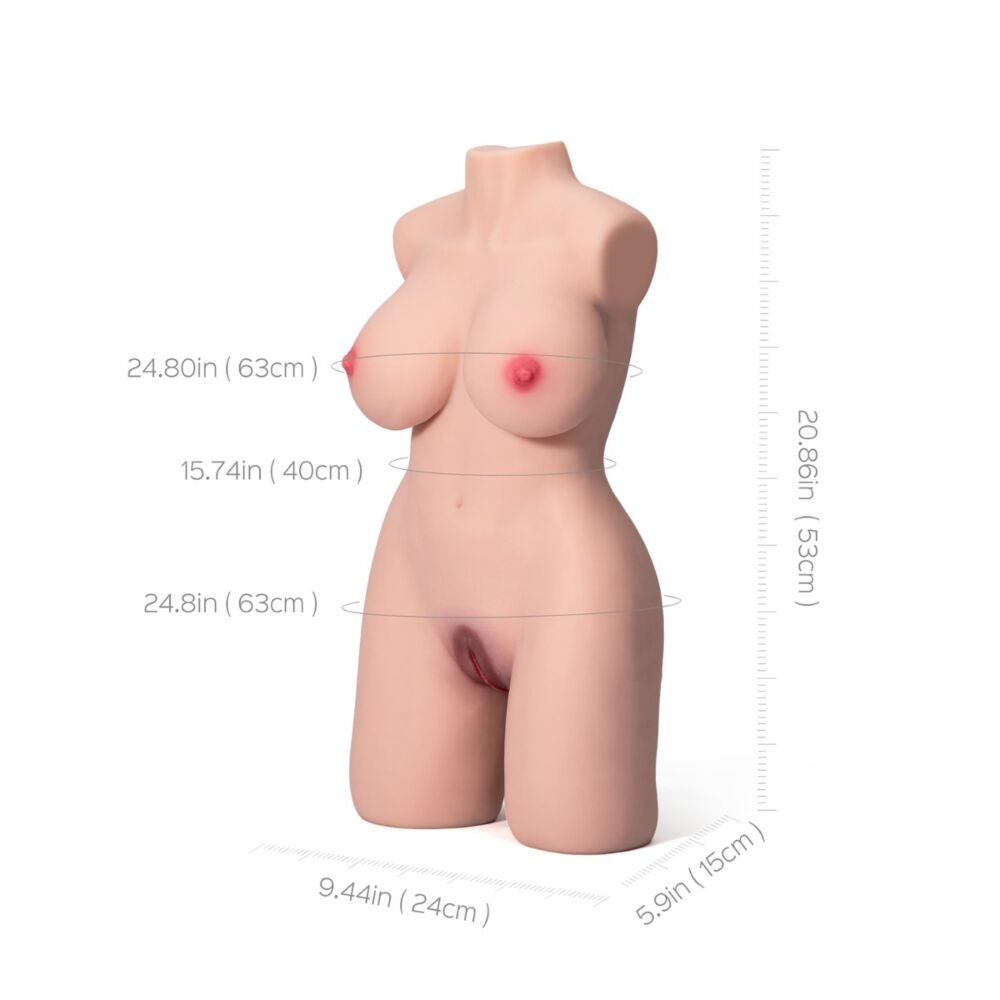 Venus - 17.6LB Realistic Sex Doll Torso with Cute Boobs