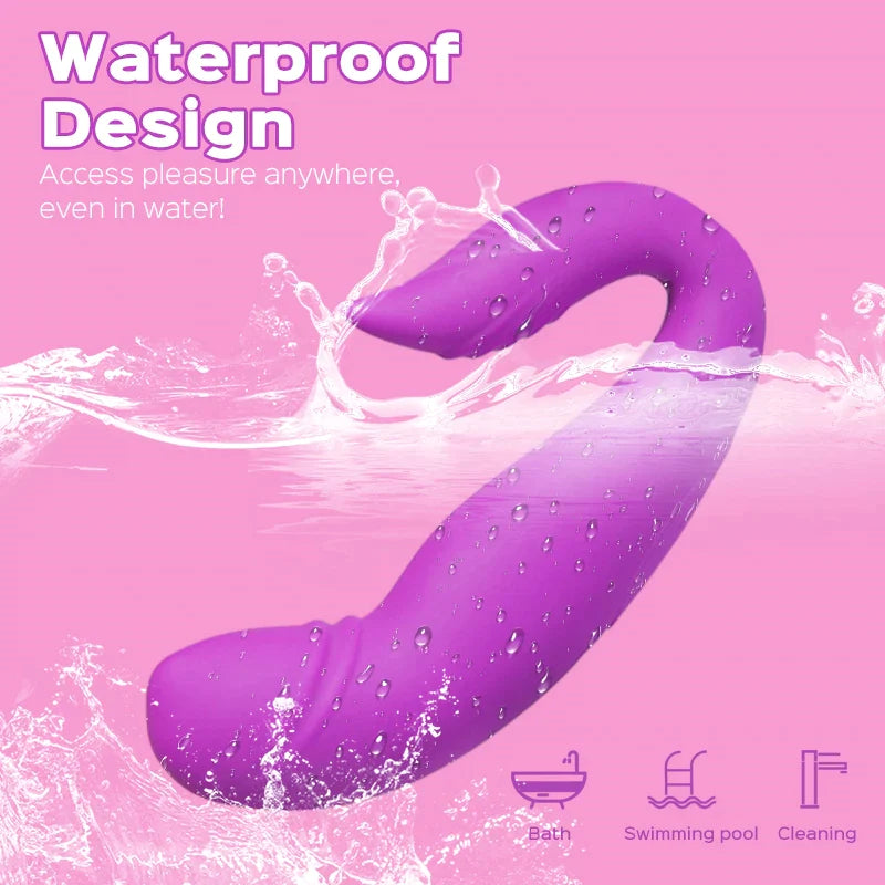 Dolphin - Vibrador de clítoris y punto G con motor dual