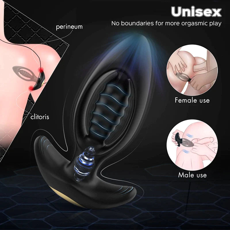 Habiki - Plug Anal Vibrador Hueco y Masajeador de Próstata