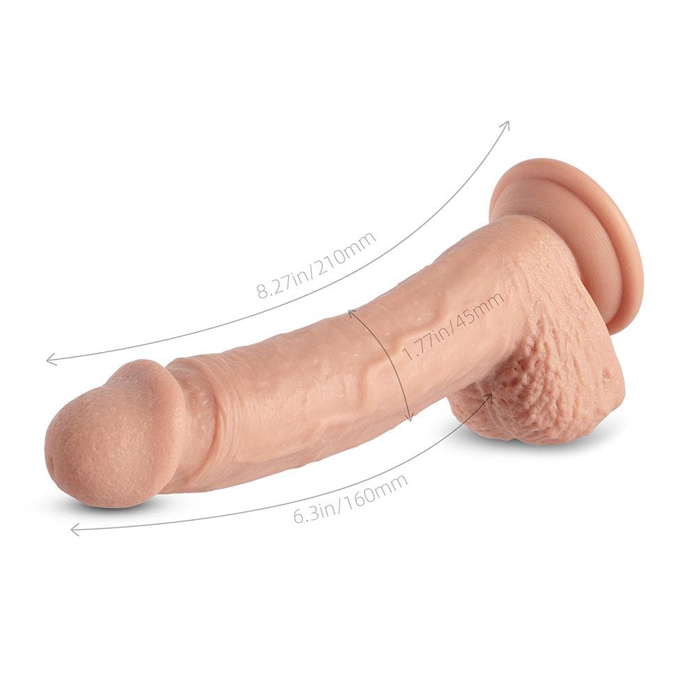 Dene - Realistischer Saugnapfdildo 6,5 Zoll