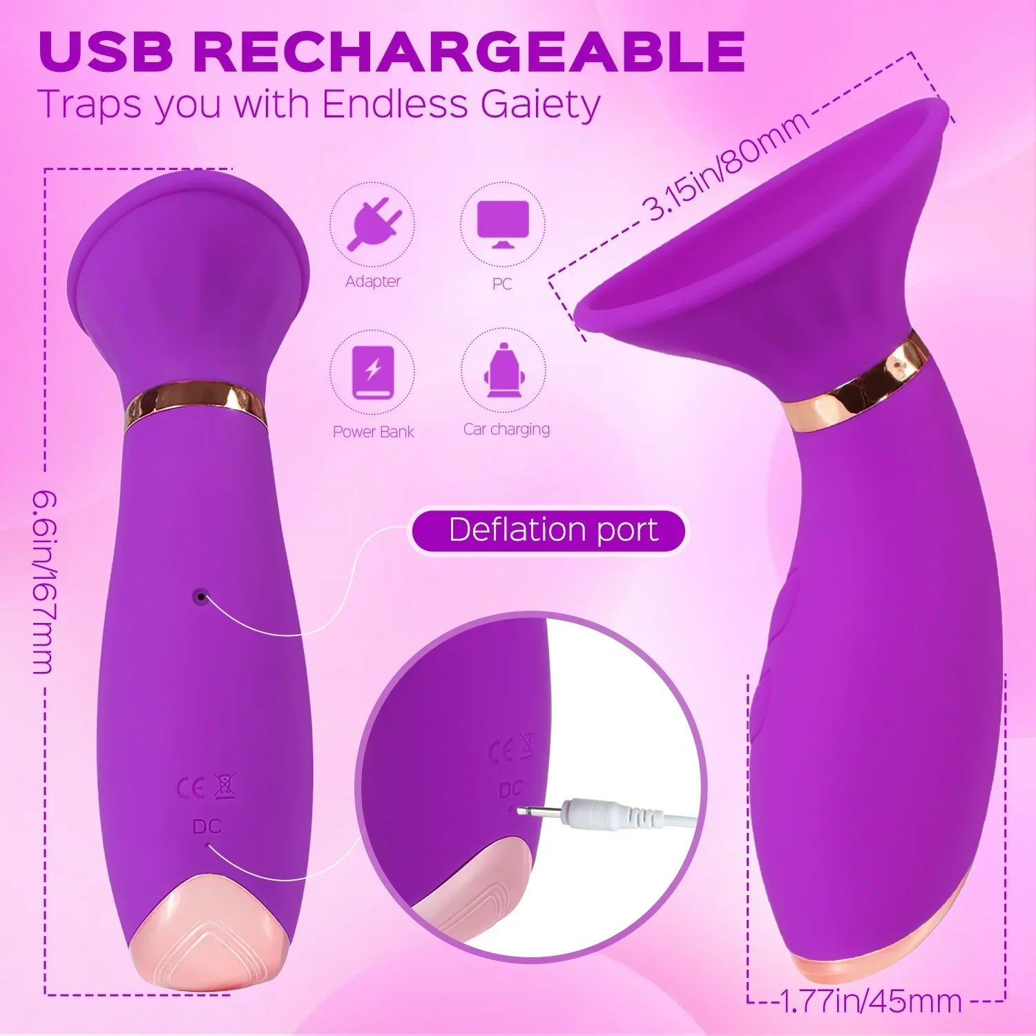 Seducción - Vibrador Succión Estimulación