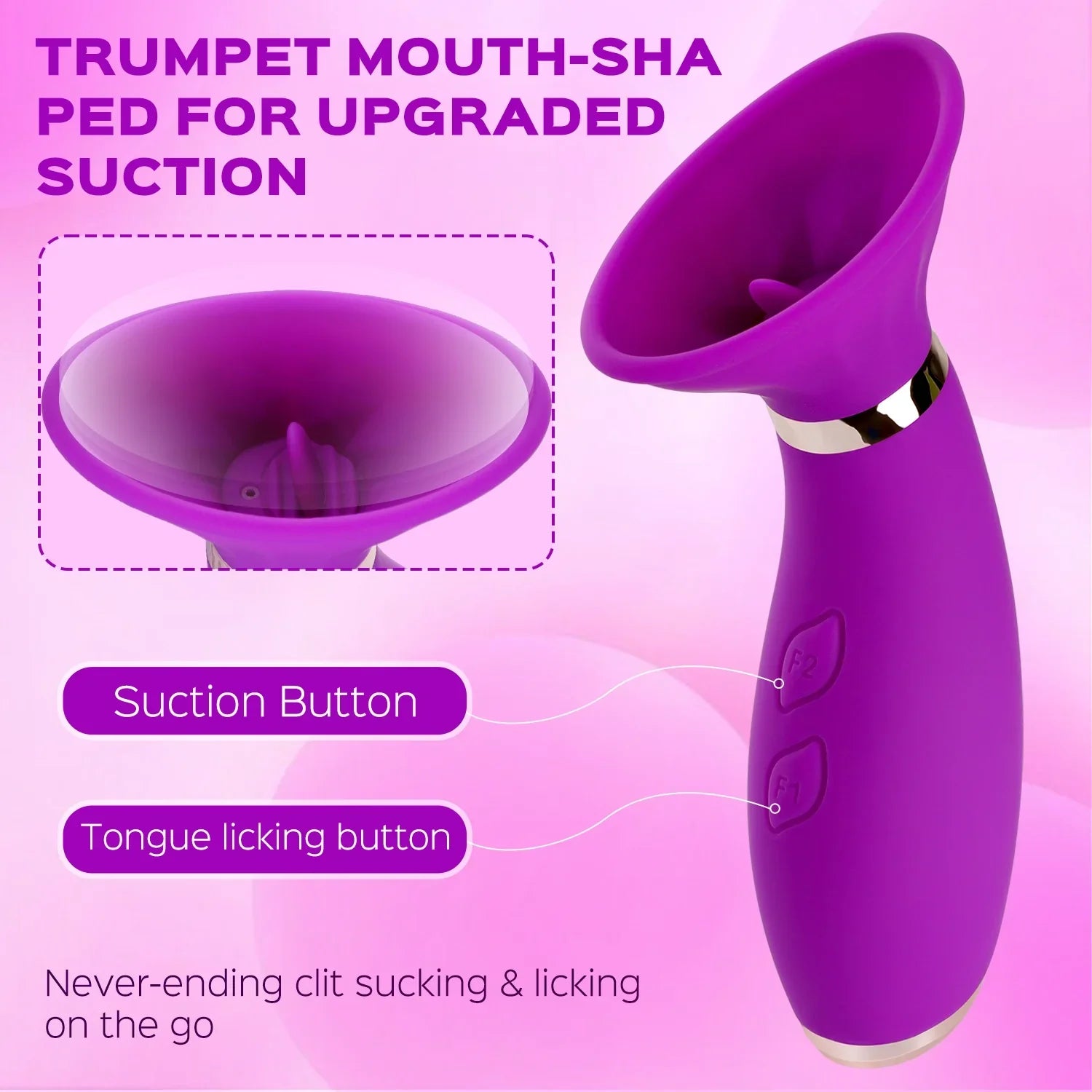 Verführung – Stimulations-Saugvibrator