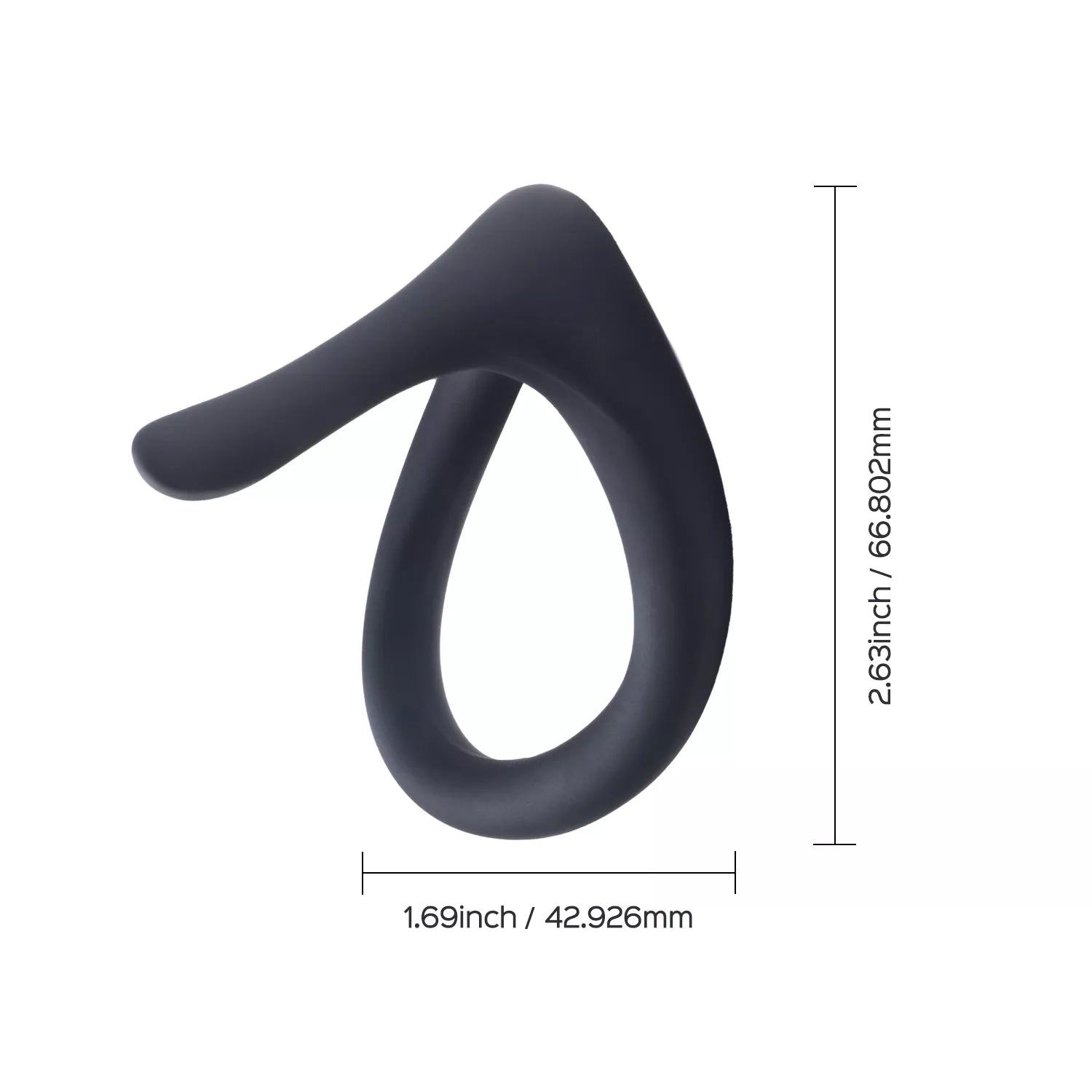 Uri - Black Penis Cock Ring Male Enhancer