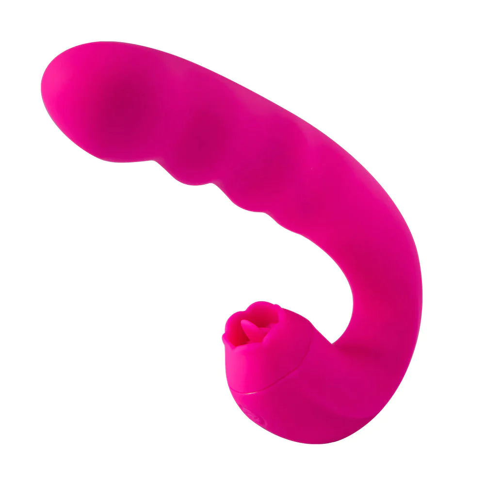 Lilian - Vibrador Punto G Con Cabeza Giratoria Y Lengua Vibrante